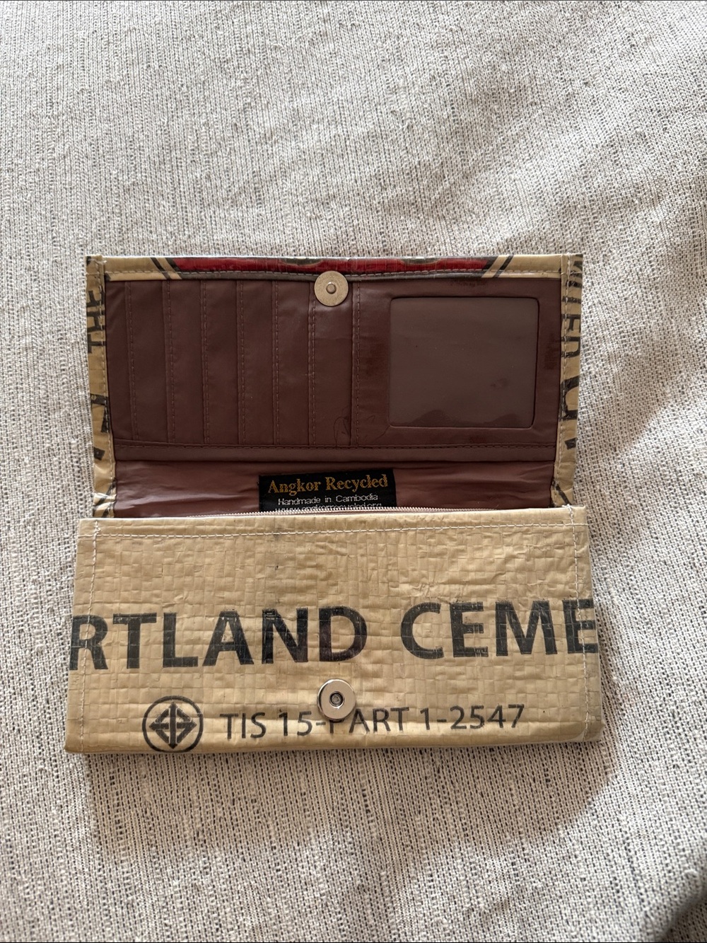 Angkor Recycled wallet - Picture 2 of 4